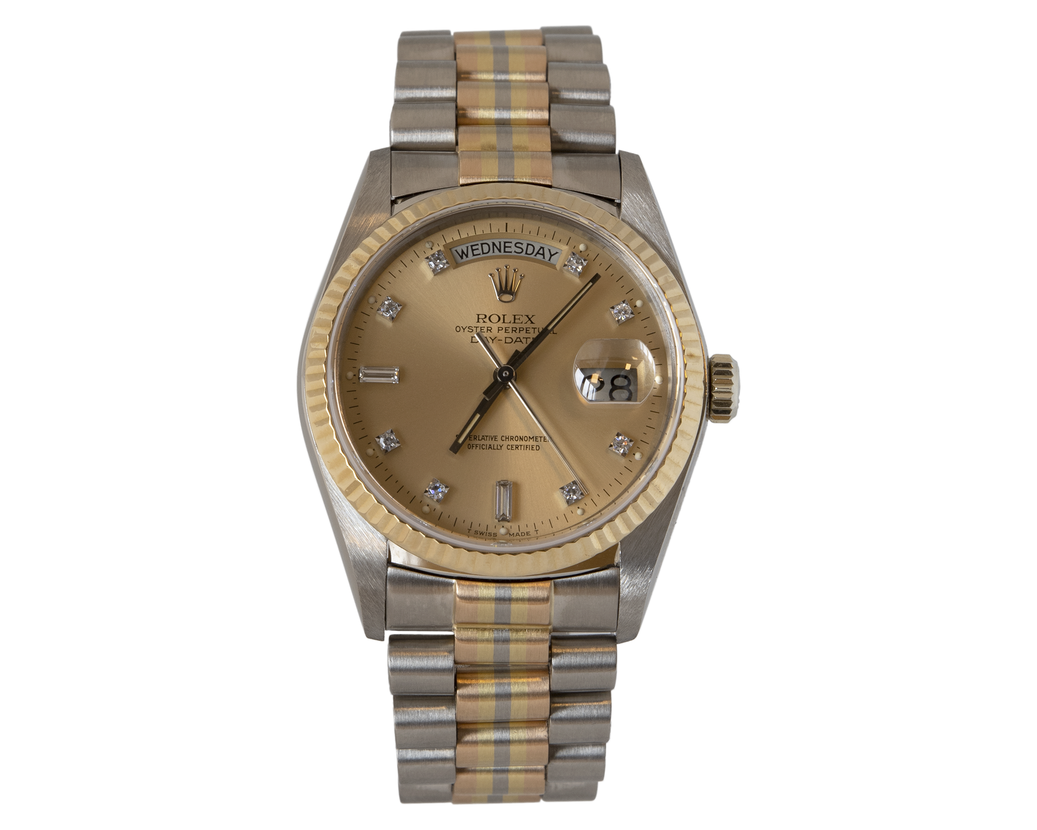 Rolex Day-Date 18039B 'Tridor' with champagne bronze diamond dial
